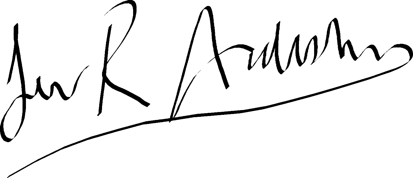 Signature of David Anderson